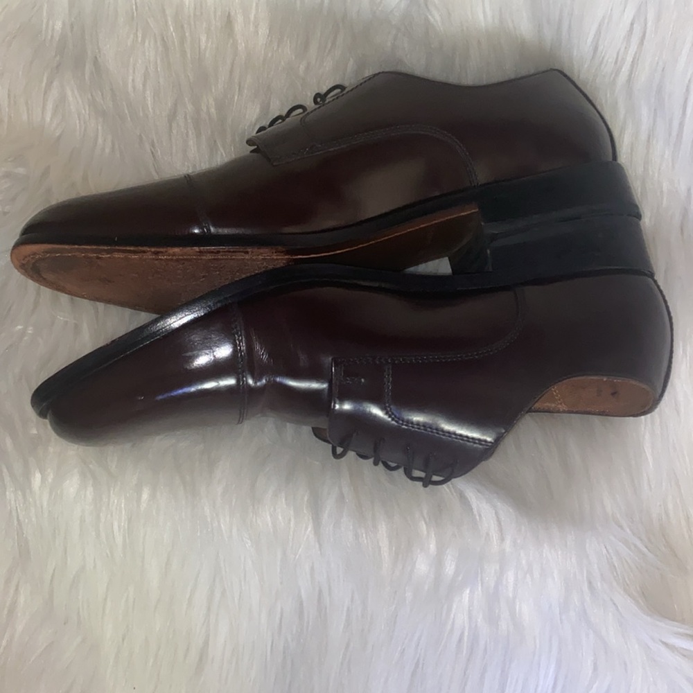 2 for $50 Florsheim Dress Shoes Men's Size 9.5 D Broxton Cap-Toe Leather - Picture 13 of 16